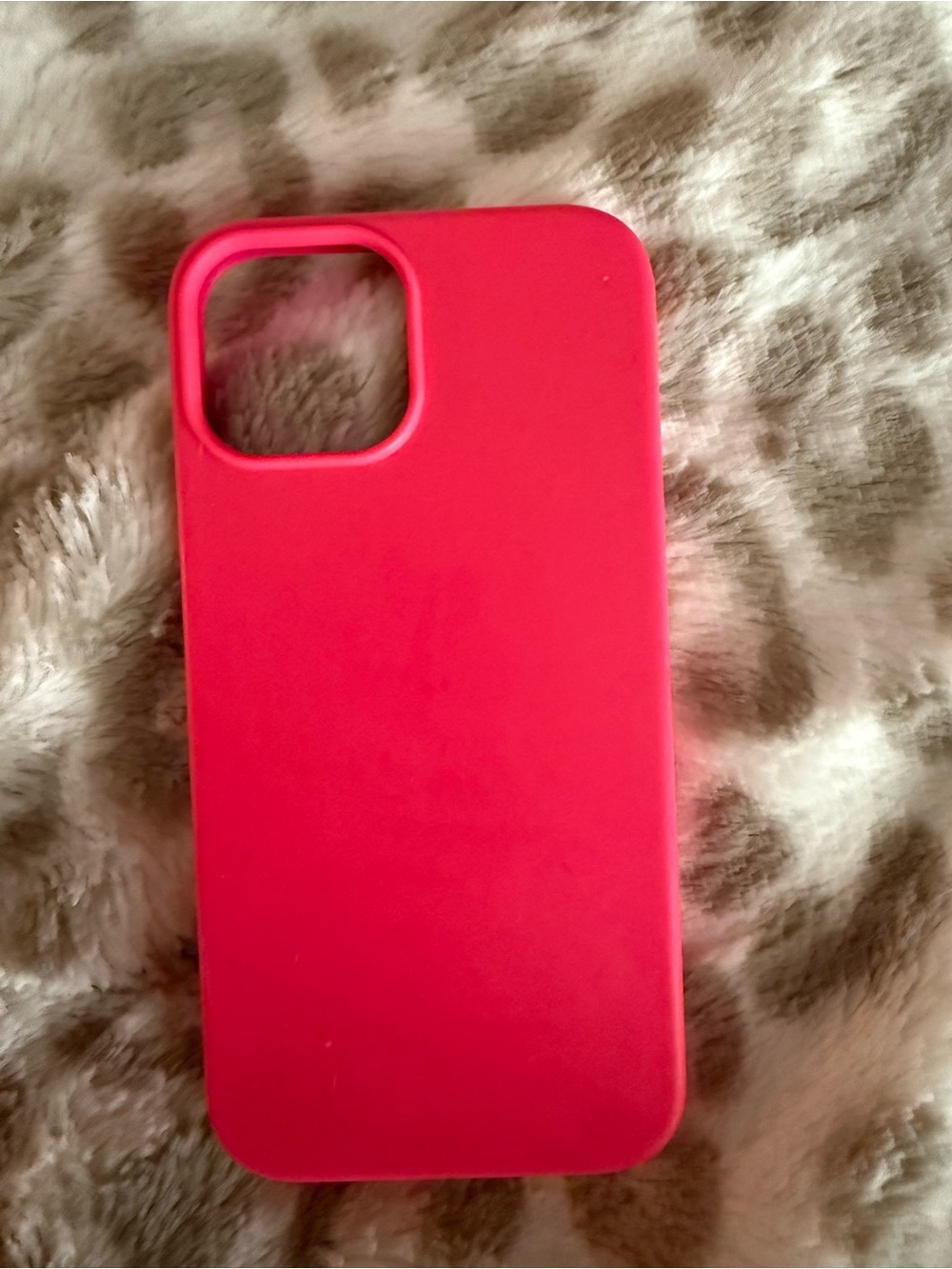 Hot Pink Silicone IPhone 13 case
